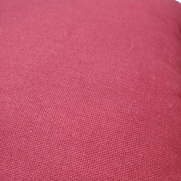 Chocolate Lovers Floral Tapestry Decorative Pillow Cushion 12"x12" Beige & Red - Picture 15 of 15